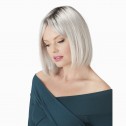 Tease wig, Burnished Snow Rooted (G60#2), Natural Image